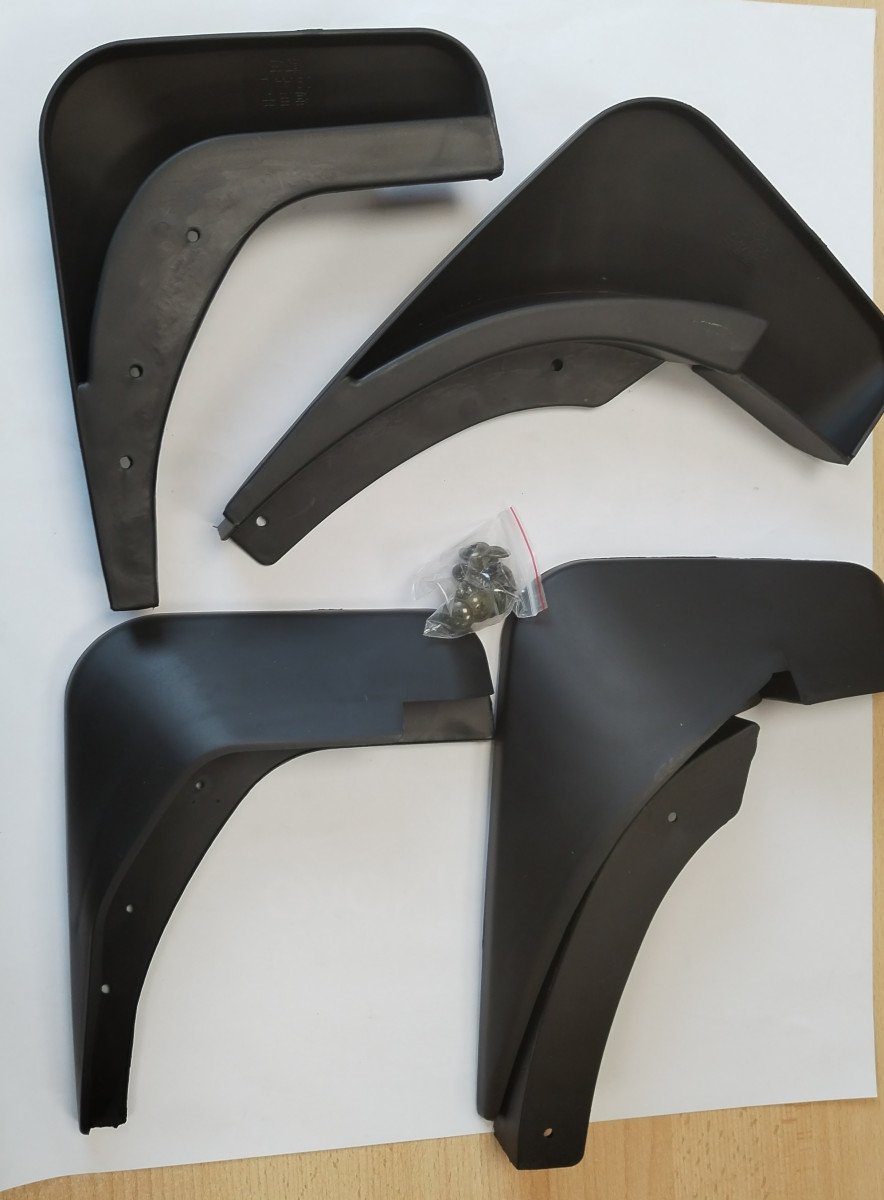 thumbnail image 2 of Unique Bargains 1set Front And Rear Mud Flaps Splash Guards Mud Guards For Volvo Xc90 2005 2014 W Mount Accessories 2 of 10