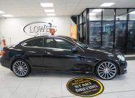 2012 MERCEDES C250 AMG SPORT COUPE AUTO with BLACK LEATHER