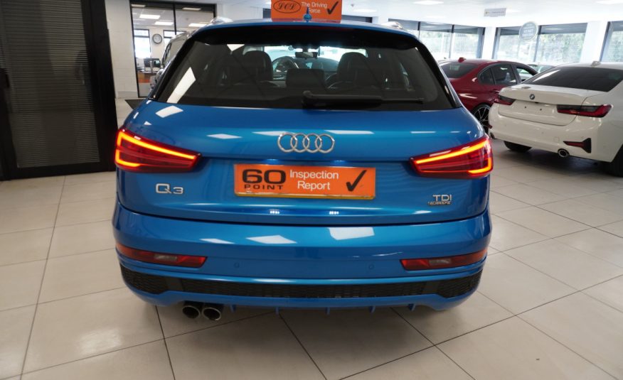 2016 AUDI Q3 2.0 TDi QUATTRO S LINE with BLACK LEATHER and ONLY 44,000 MILES