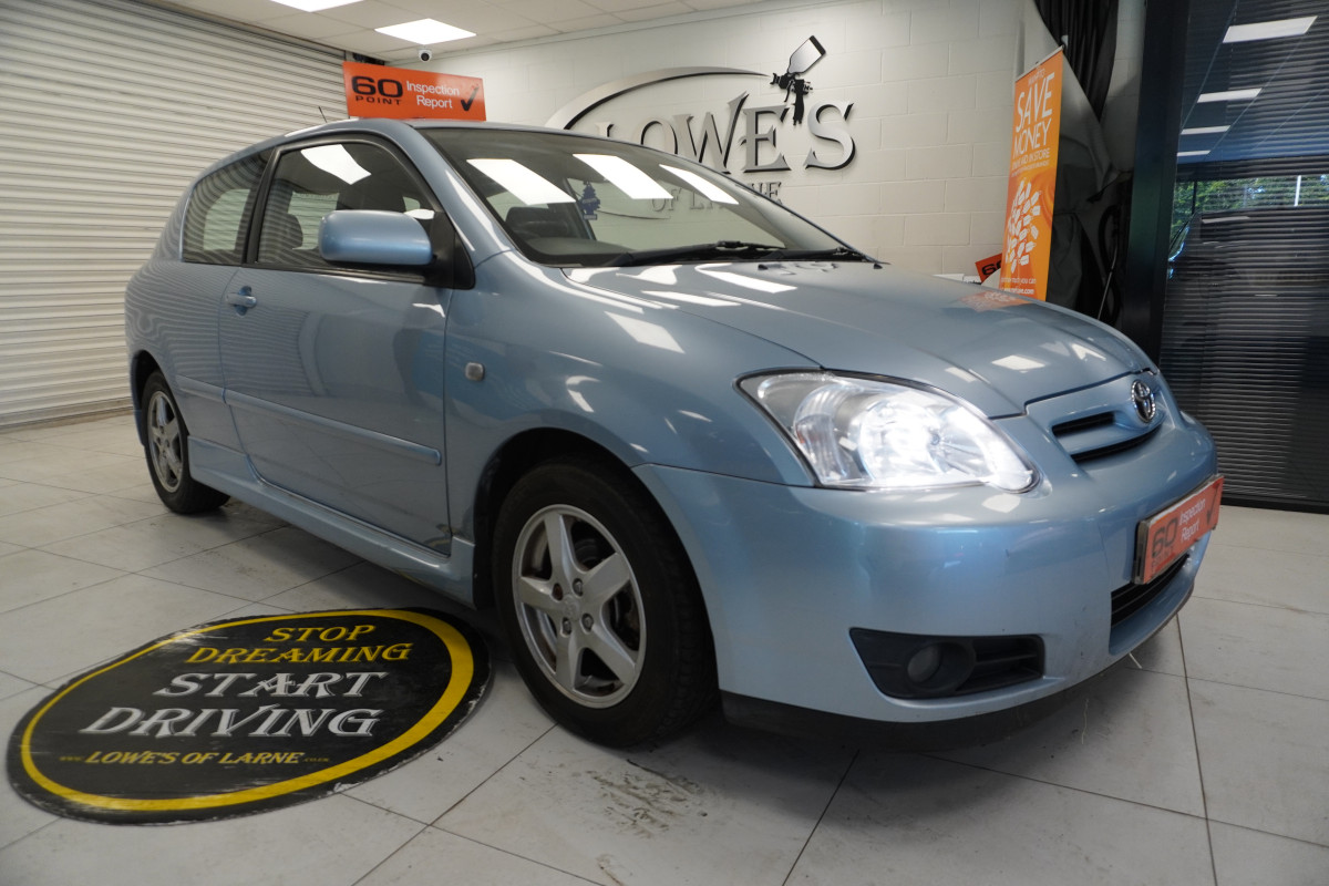 2005 TOYOTA COROLLA 1.6 VVT-i T3 — MOT’d to APRIL 2025