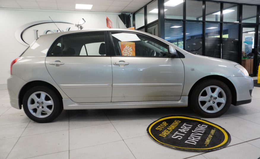 2007 TOYOTA COROLLA 1.4 VVT-i COLOUR COLLECTION with ONLY 58,000 MILES