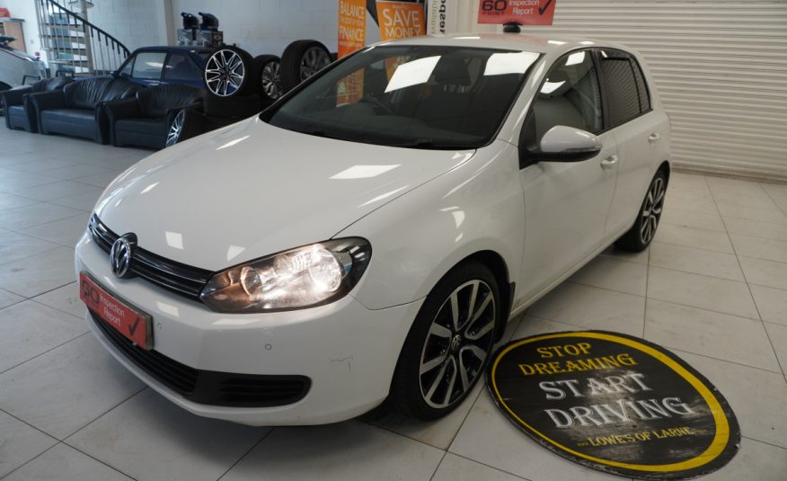 2010 (NOV) VW GOLF 1.6 TDi SE BlueMotion Tech 5 DOOR — JUST HAD NEW FLYWHEEL & CLUTCH KIT FITTED