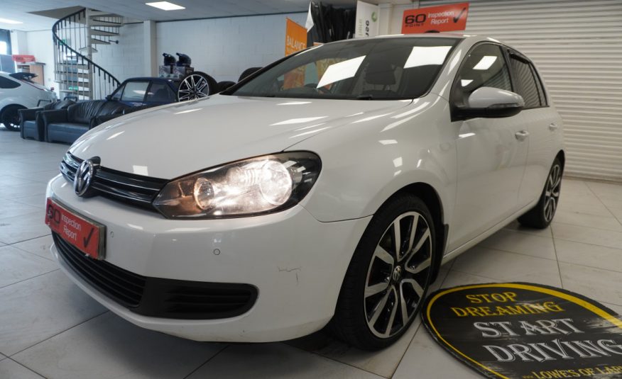 2010 (NOV) VW GOLF 1.6 TDi SE BlueMotion Tech 5 DOOR — JUST HAD NEW FLYWHEEL & CLUTCH KIT FITTED