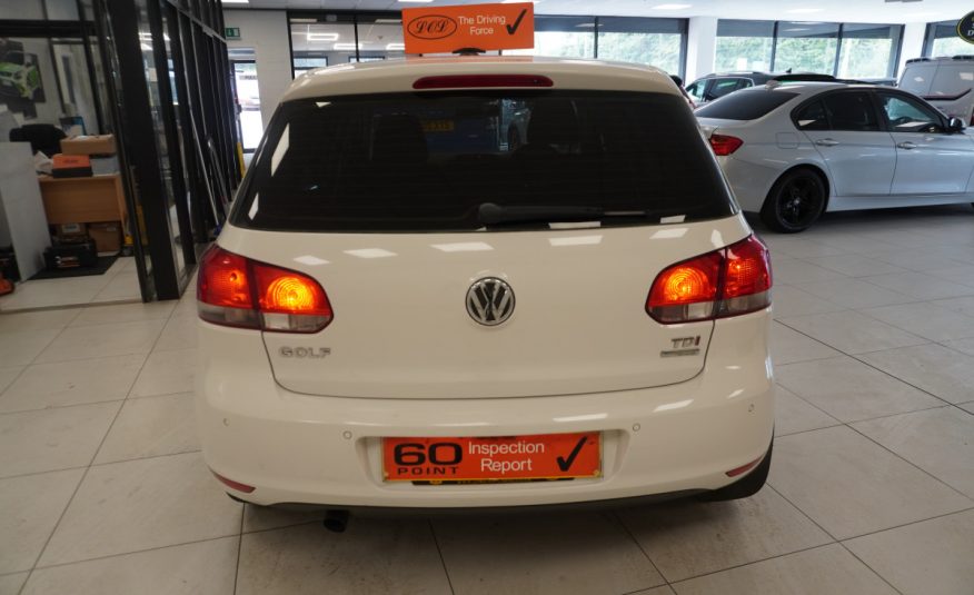 2010 (NOV) VW GOLF 1.6 TDi SE BlueMotion Tech 5 DOOR — JUST HAD NEW FLYWHEEL & CLUTCH KIT FITTED