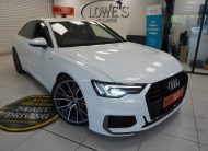 2019 (MARCH) AUDI A6 2.0 TDi S LINE 40 201BHP — 21″ ALLOYS, BLACK LEATHER