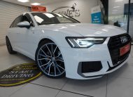 2019 (MARCH) AUDI A6 2.0 TDi S LINE 40 201BHP — 21″ ALLOYS, BLACK LEATHER