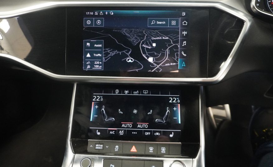 2019 (MARCH) AUDI A6 2.0 TDi S LINE 40 201BHP — 21″ ALLOYS, BLACK LEATHER