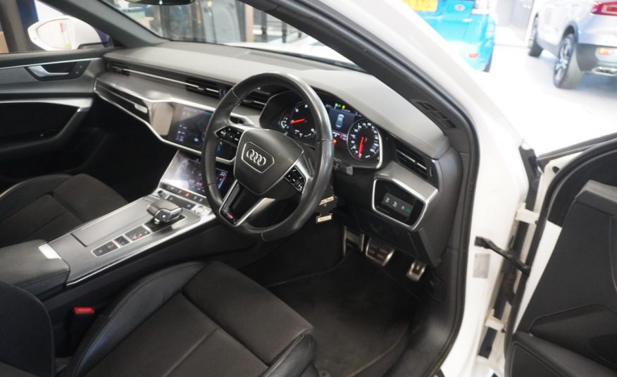 2019 (MARCH) AUDI A6 2.0 TDi S LINE 40 201BHP — 21″ ALLOYS, BLACK LEATHER