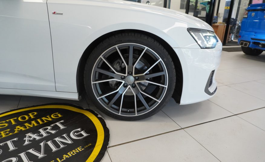 2019 (MARCH) AUDI A6 2.0 TDi S LINE 40 201BHP — 21″ ALLOYS, BLACK LEATHER