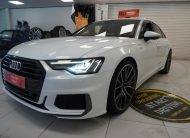 2019 (MARCH) AUDI A6 2.0 TDi S LINE 40 201BHP — 21″ ALLOYS, BLACK LEATHER