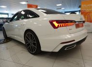 2019 (MARCH) AUDI A6 2.0 TDi S LINE 40 201BHP — 21″ ALLOYS, BLACK LEATHER