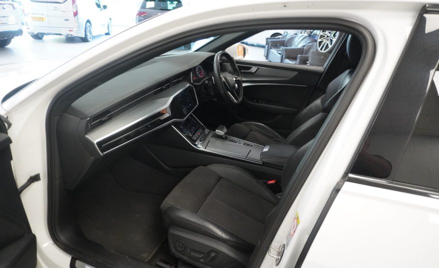 2019 (MARCH) AUDI A6 2.0 TDi S LINE 40 201BHP — 21″ ALLOYS, BLACK LEATHER