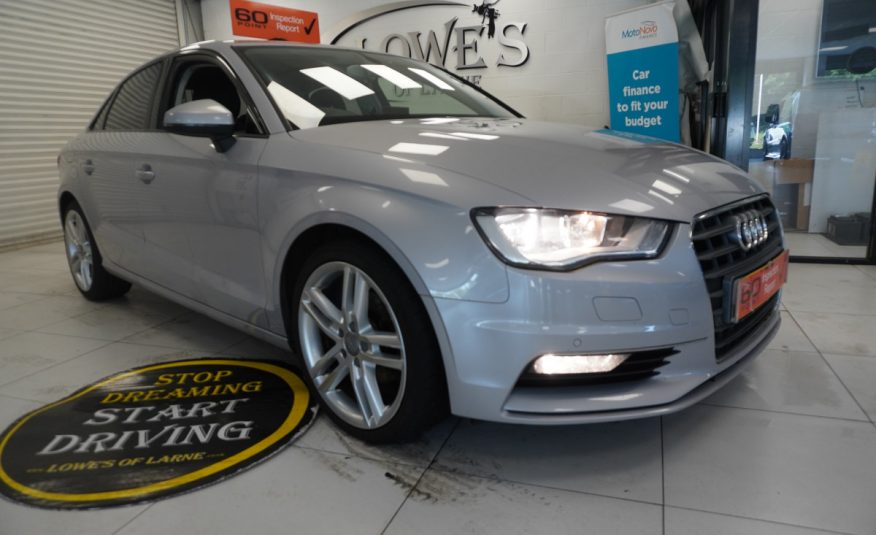 2014 AUDI A3 2.0 TDi SPORT 4 DOOR SALOON — ONLY £20 TAX