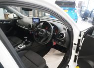 2017 (DEC) AUDI A3 1.6 TDi SPORT 4 DOOR SALOON in WHITE with 19″ ALLOYS
