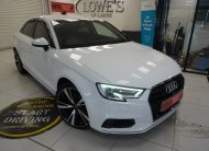 2017 (DEC) AUDI A3 1.6 TDi SPORT 4 DOOR SALOON in WHITE with 19″ ALLOYS