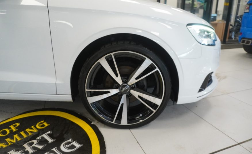 2017 (DEC) AUDI A3 1.6 TDi SPORT 4 DOOR SALOON in WHITE with 19″ ALLOYS