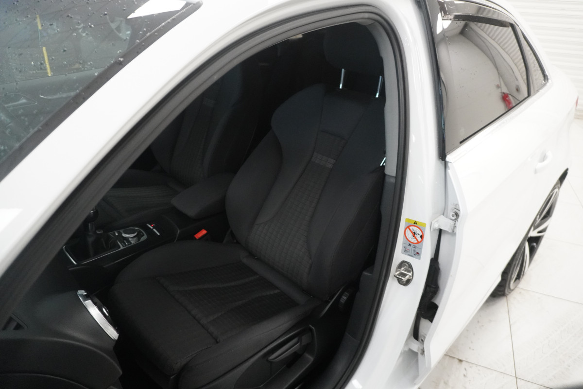 2017 (DEC) AUDI A3 1.6 TDi SPORT 4 DOOR SALOON in WHITE with 19″ ALLOYS