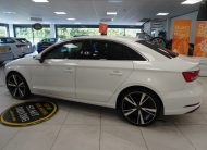 2017 (DEC) AUDI A3 1.6 TDi SPORT 4 DOOR SALOON in WHITE with 19″ ALLOYS