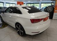 2017 (DEC) AUDI A3 1.6 TDi SPORT 4 DOOR SALOON in WHITE with 19″ ALLOYS