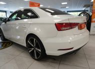 2017 (DEC) AUDI A3 1.6 TDi SPORT 4 DOOR SALOON in WHITE with 19″ ALLOYS
