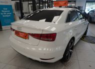 2017 (DEC) AUDI A3 1.6 TDi SPORT 4 DOOR SALOON in WHITE with 19″ ALLOYS