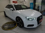 2017 (DEC) AUDI A3 1.6 TDi SPORT 4 DOOR SALOON in WHITE with 19″ ALLOYS