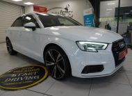 2017 (DEC) AUDI A3 1.6 TDi SPORT 4 DOOR SALOON in WHITE with 19″ ALLOYS