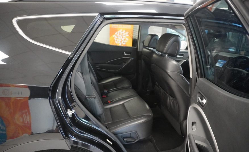 2015 HYUNDAI SANTA FE 2.2 CRDi PREMIUM with SAT NAV, BLACK LEATHER, REAR CAMERA — 7 SEATER