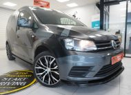 2017 (NOV) VW CADDY 2.0 TDi BlueMOTION TECH TRENDLINE (AC) — BODY KITTED with CAMO DECAL KIT — NO VAT