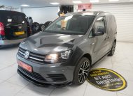 2017 (NOV) VW CADDY 2.0 TDi BlueMOTION TECH TRENDLINE (AC) — BODY KITTED with CAMO DECAL KIT — NO VAT