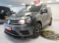 2017 (NOV) VW CADDY 2.0 TDi BlueMOTION TECH TRENDLINE (AC) — BODY KITTED with CAMO DECAL KIT — NO VAT