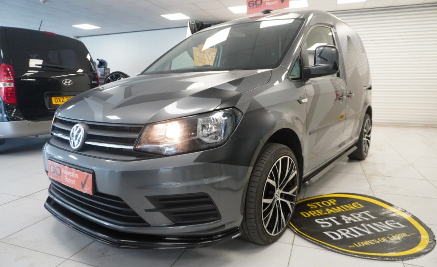 2017 (NOV) VW CADDY 2.0 TDi BlueMOTION TECH TRENDLINE (AC) — BODY KITTED with CAMO DECAL KIT — NO VAT