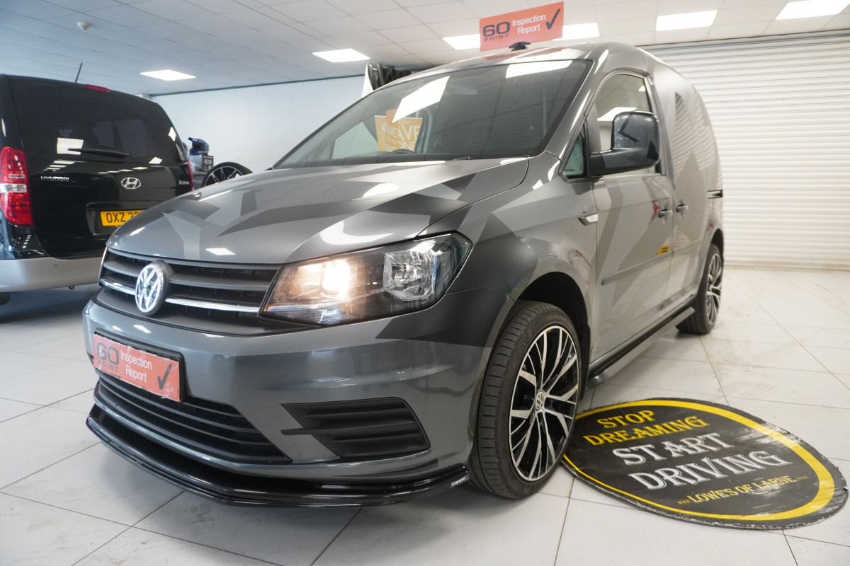 2017 (NOV) VW CADDY 2.0 TDi BlueMOTION TECH TRENDLINE (AC) — BODY KITTED with CAMO DECAL KIT — NO VAT