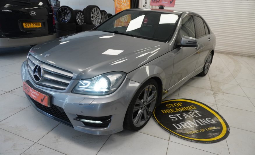 2012 (NOV) MERCEDES C220 CDi BlueEFFICIENCY AMG SPORT PLUS AUTOMATIC
