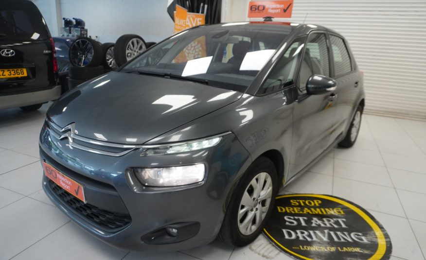 2014 CITROEN C4 PICASSO 1.6 e-HDi 115 AIRDREAM VTR+ with ONLY 79K — ONLY £20 TAX