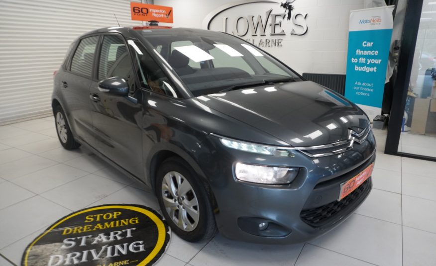 2014 CITROEN C4 PICASSO 1.6 e-HDi 115 AIRDREAM VTR+ with ONLY 79K — ONLY £20 TAX