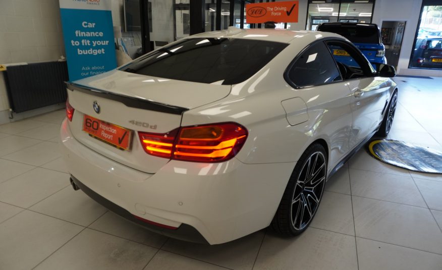 2017 BMW 420D M SPORT COUPE with LEATHER — ONLY 85K