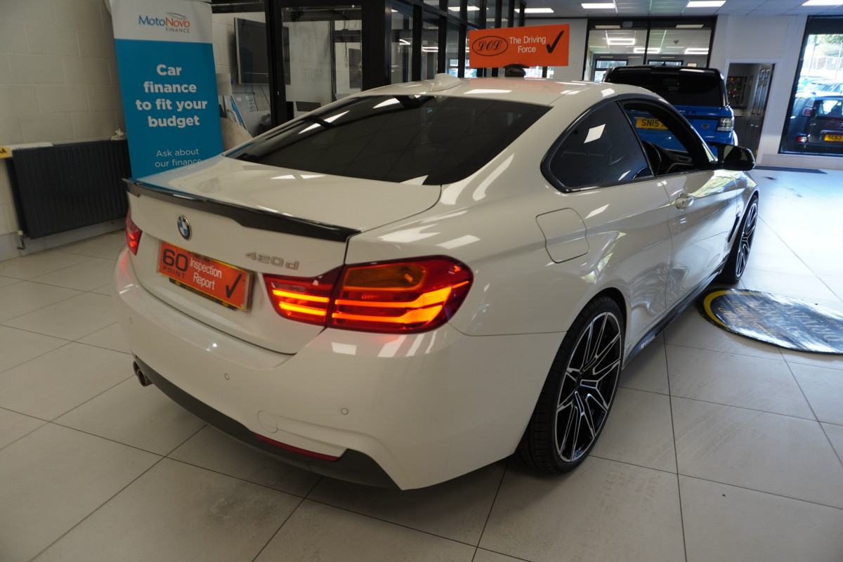 2017 BMW 420D M SPORT COUPE with LEATHER — ONLY 85K