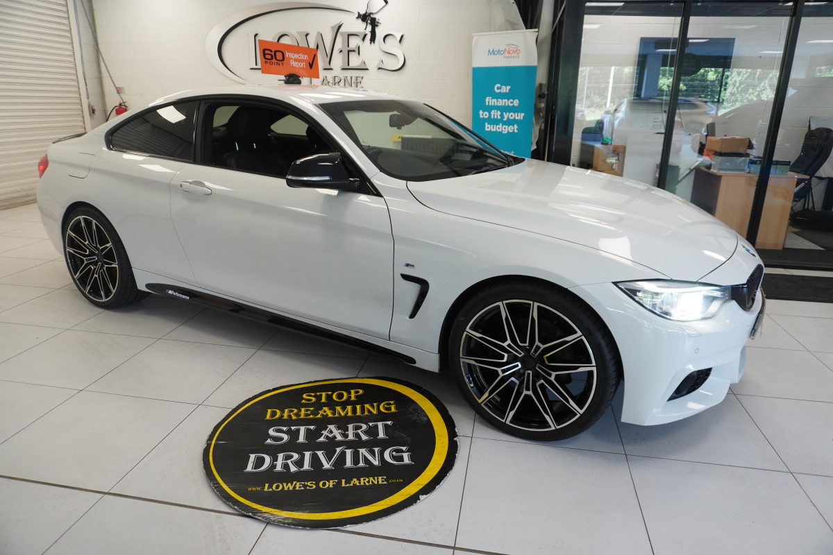 2017 BMW 420D M SPORT COUPE with LEATHER — ONLY 85K