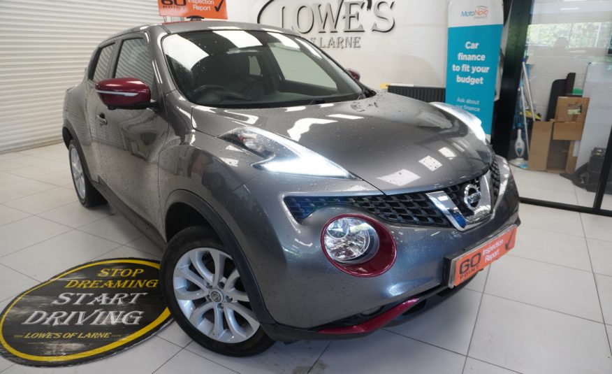 2015 (SEPT) NISSAN JUKE 1.5 DCi TEKNA with BLACK LEATHER, SAT NAV