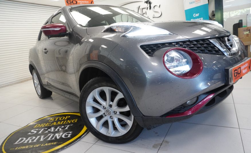 2015 (SEPT) NISSAN JUKE 1.5 DCi TEKNA with BLACK LEATHER, SAT NAV