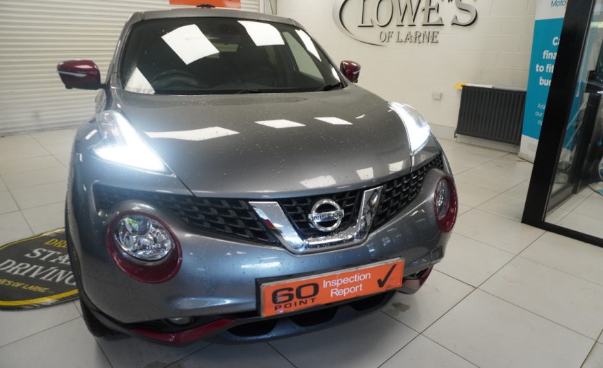 2015 (SEPT) NISSAN JUKE 1.5 DCi TEKNA with BLACK LEATHER, SAT NAV