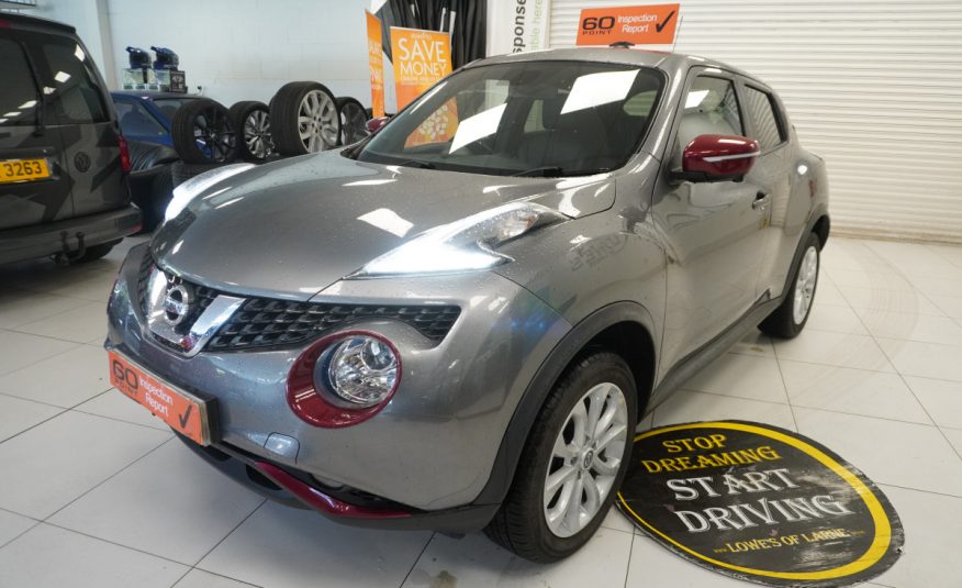 2015 (SEPT) NISSAN JUKE 1.5 DCi TEKNA with BLACK LEATHER, SAT NAV
