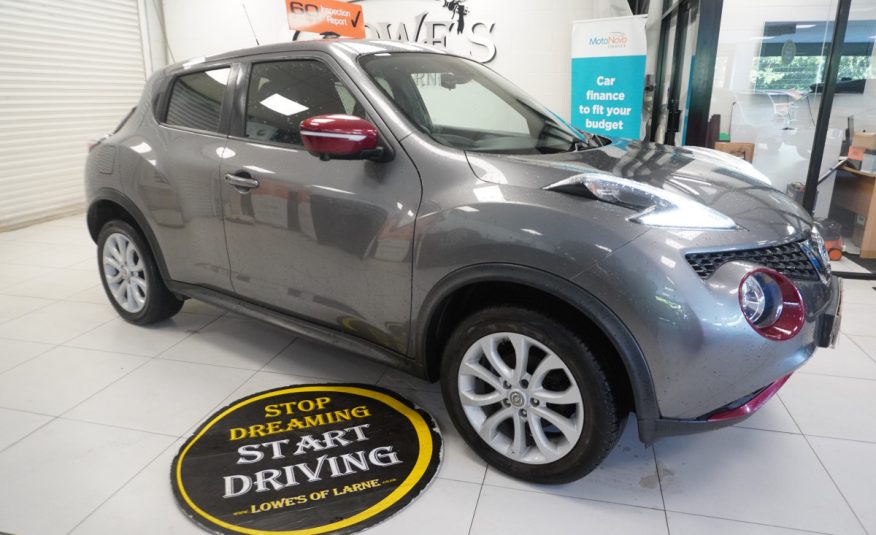 2015 (SEPT) NISSAN JUKE 1.5 DCi TEKNA with BLACK LEATHER, SAT NAV