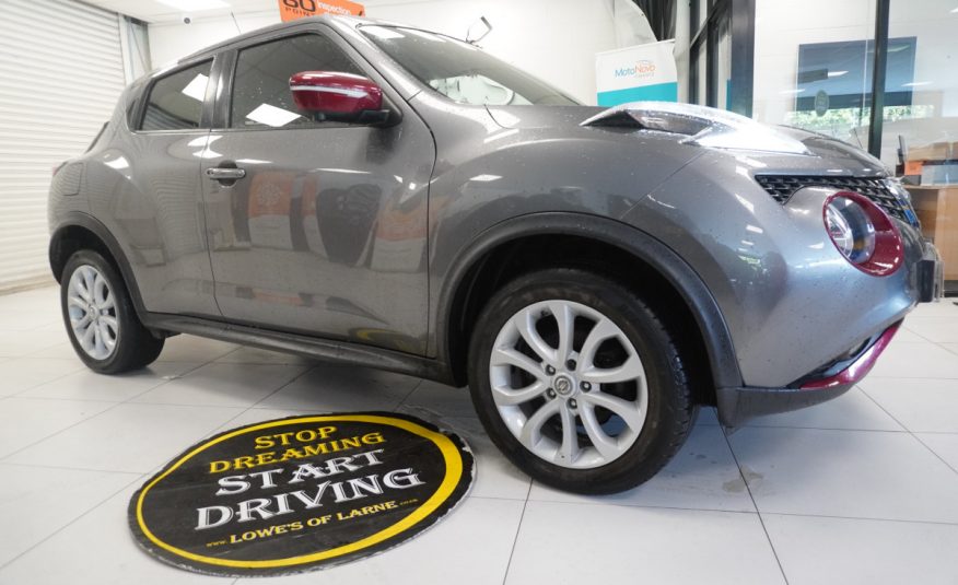 2015 (SEPT) NISSAN JUKE 1.5 DCi TEKNA with BLACK LEATHER, SAT NAV