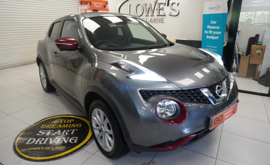 2015 (SEPT) NISSAN JUKE 1.5 DCi TEKNA with BLACK LEATHER, SAT NAV