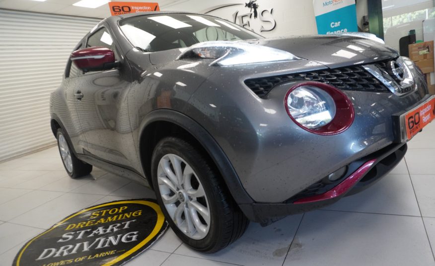 2015 (SEPT) NISSAN JUKE 1.5 DCi TEKNA with BLACK LEATHER, SAT NAV