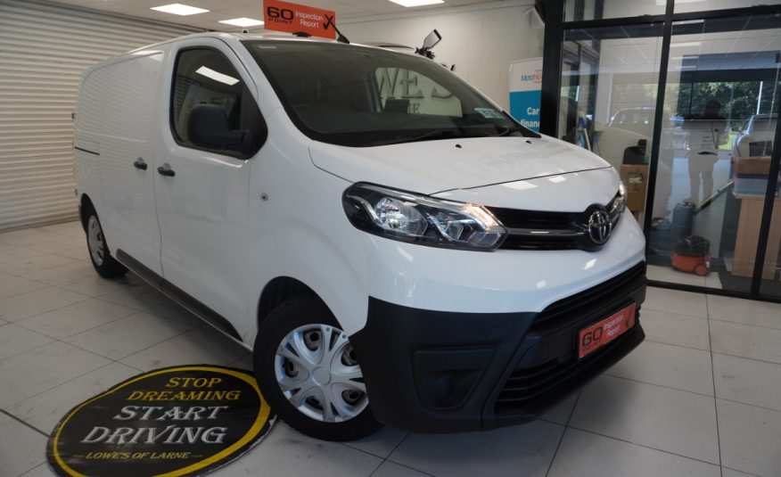 2019 TOYOTA PROACE 1.6D ACTIVE 6 DOOR — ONLY 45K — NO VAT — (NO VRT IF TAKING IT SOUTHERN IRELAND)
