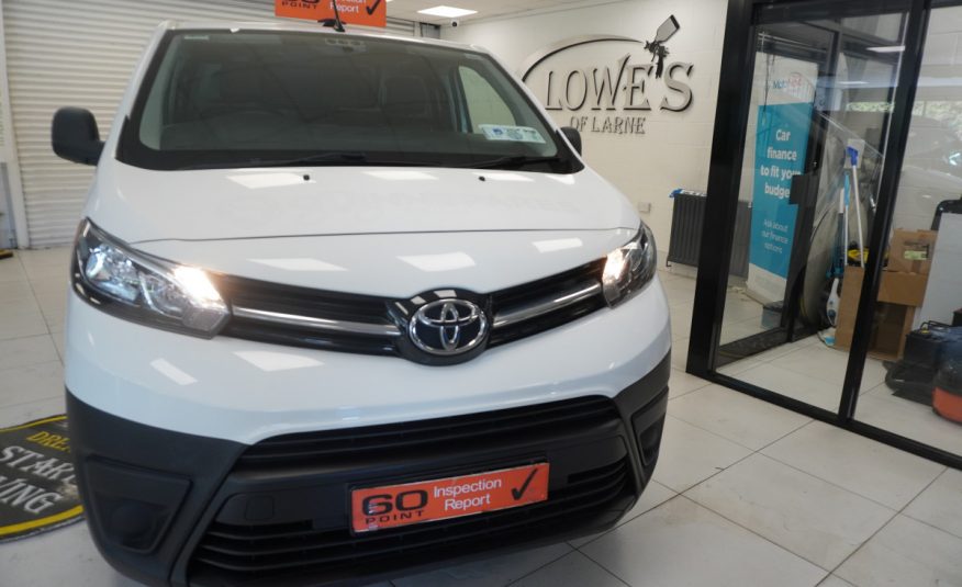 2019 TOYOTA PROACE 1.6D ACTIVE 6 DOOR — ONLY 45K — NO VAT — (NO VRT IF TAKING IT SOUTHERN IRELAND)