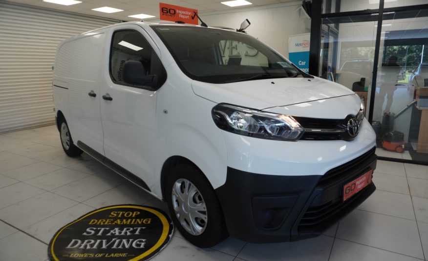 2019 TOYOTA PROACE 1.6D ACTIVE 6 DOOR — ONLY 45K — NO VAT — (NO VRT IF TAKING IT SOUTHERN IRELAND)